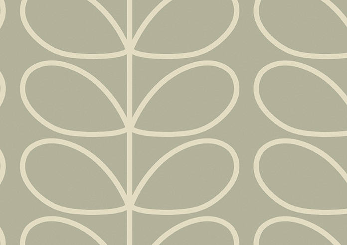 Orla Kiely Jumbo Linear Stem, Pebble - Roller Blind - Image 6